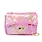 Classic Quilted Shiny Mini Bag-Pink