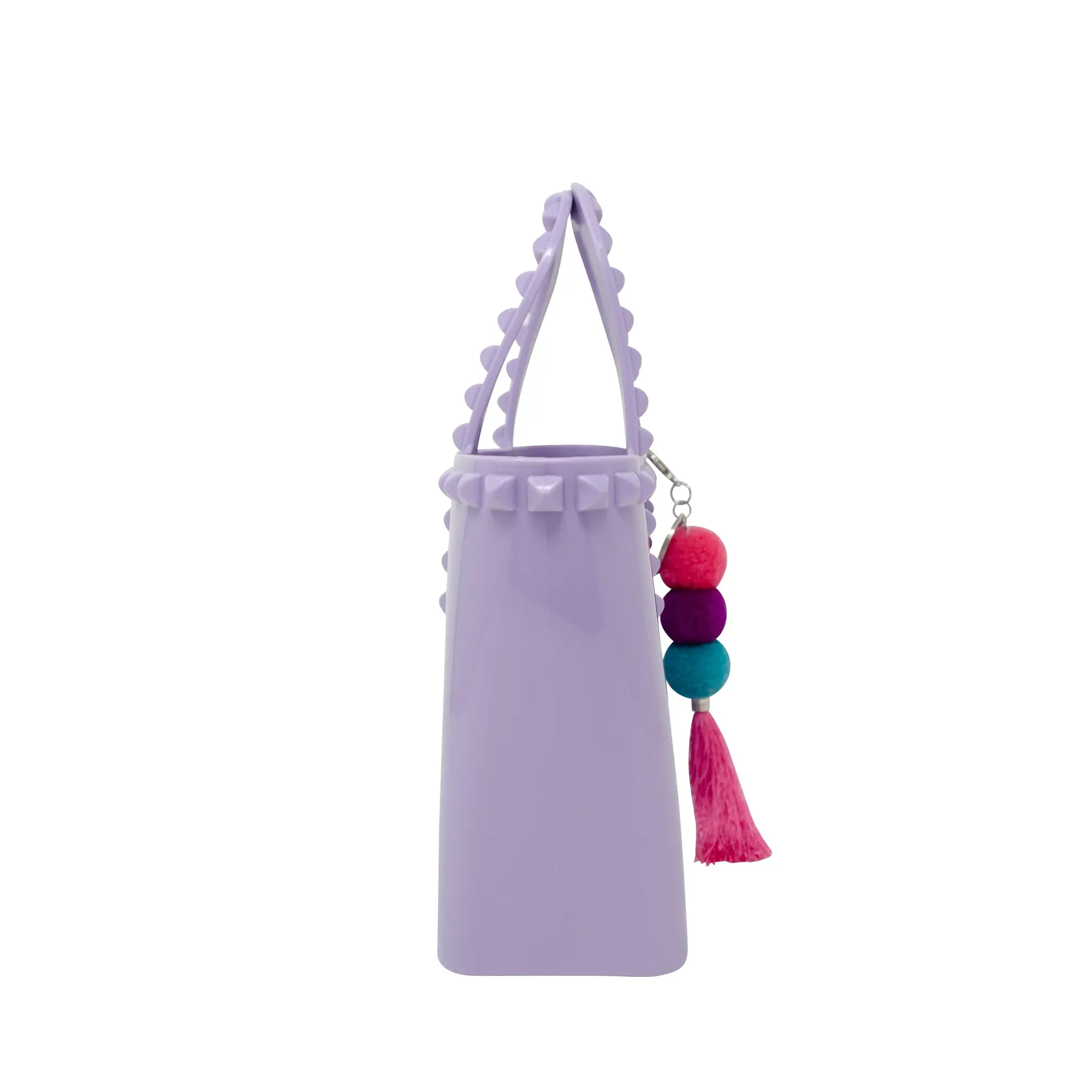 Tiny Jelly Tote Bag-Lavender