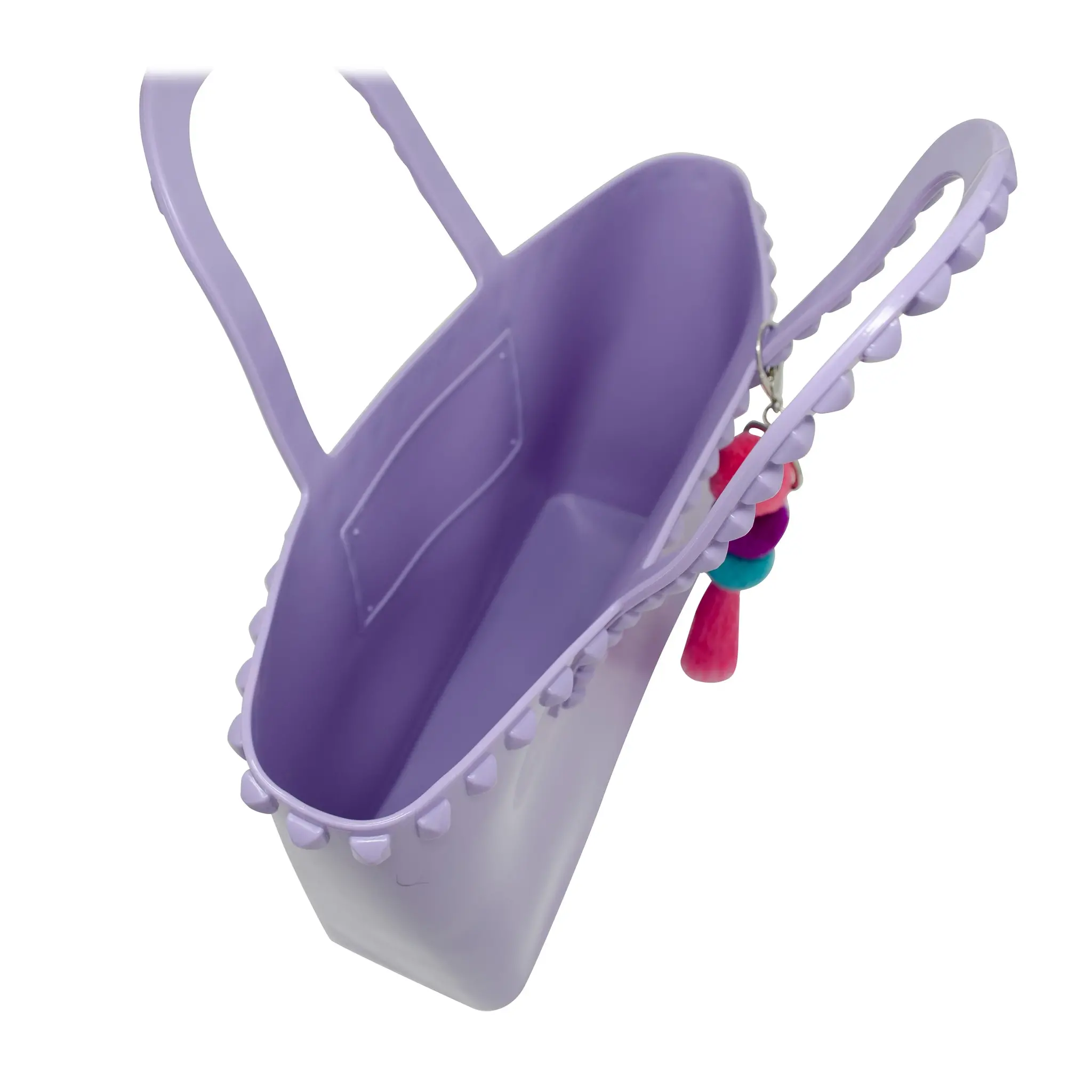 Tiny Jelly Tote Bag-Lavender