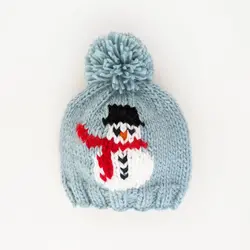 Huggalugs Huggalugs Frosty Snowman Surf Blue Beanie Hat