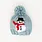 Huggalugs Huggalugs Frosty Snowman Surf Blue Beanie Hat