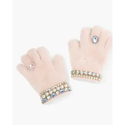 Super Smalls Cotton Candy Jeweled Gloves