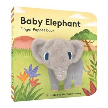 Chronicle Books Baby Elephant  Finger Puppet Book