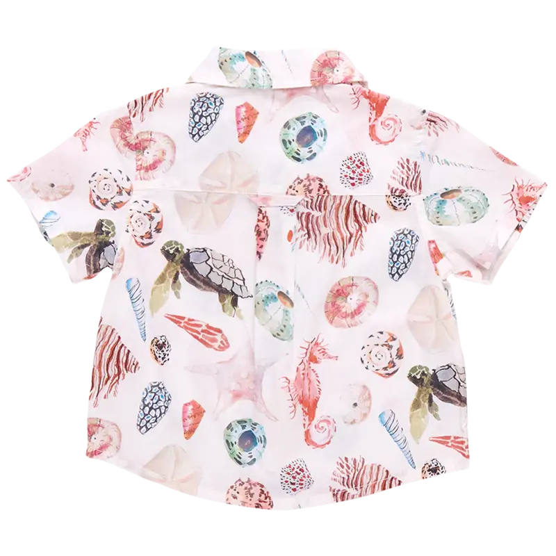Pink Chicken Pink Chicken Watercolor Shells Jack Shirt