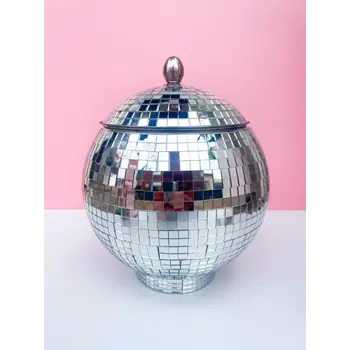 Rock Paper Scissors Disco Ball Ice Bucket/Vase