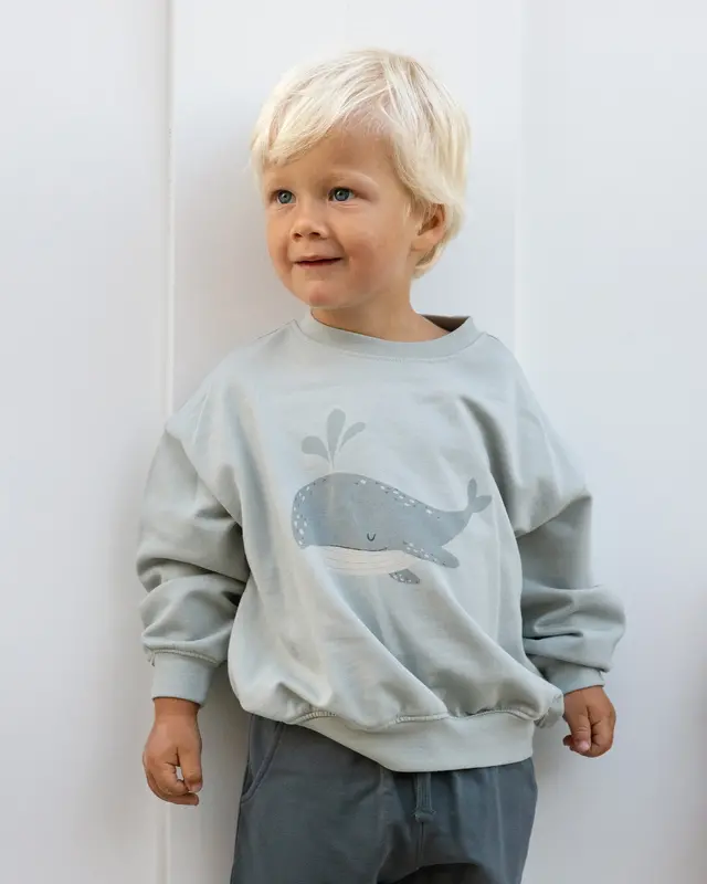 Rylee and Cru Rylee & Cru Whale Sweatshirt