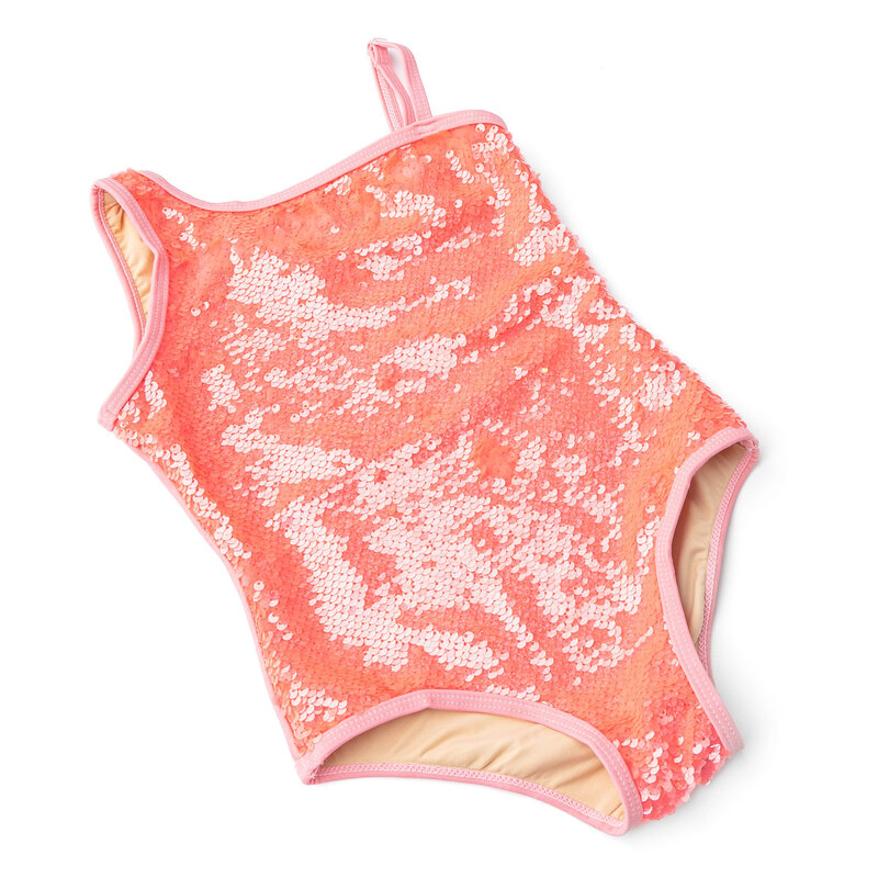 Shade Critters Shade Critters Sequin One Shoulder Swimsuit