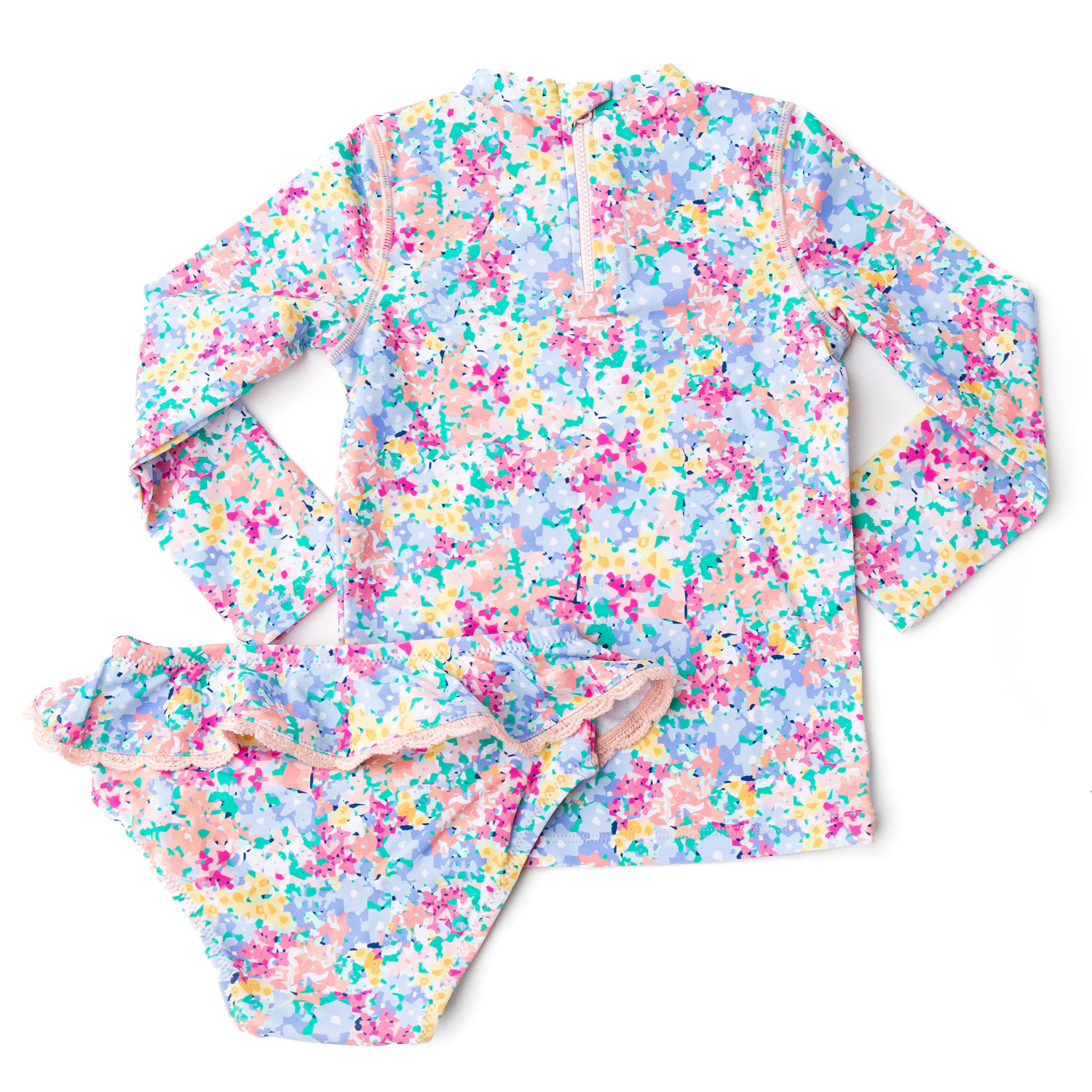 Shade Critters Shade Critters Spring Blooms Rashguard Swim Set