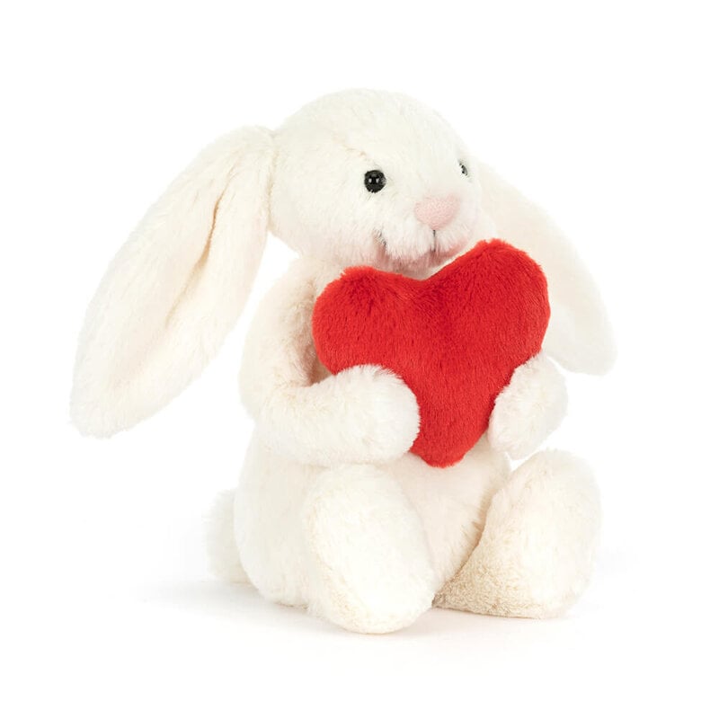 JellyCat JellyCat Bashful Red Love Heart Bunny Original