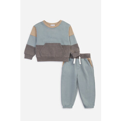 Splendid Splendid Washed Colorblock Long Sleeve Set