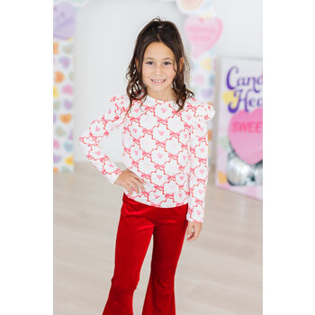 Mila & Rose Mila & Rose Lovebug Ruffle Tee