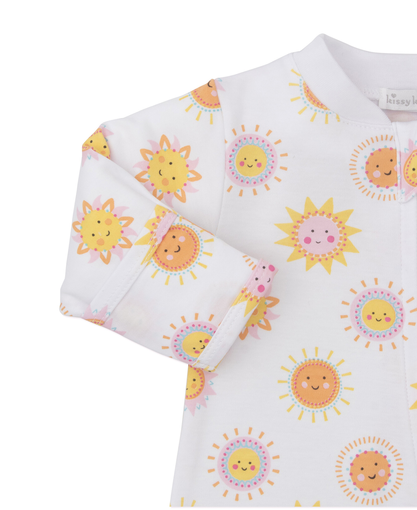 kissy kissy Kissy Kissy Sunshine Abounds Zip Footie