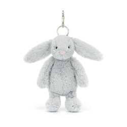 JellyCat JellyCat Bashful Silver Bunny Bag Charm
