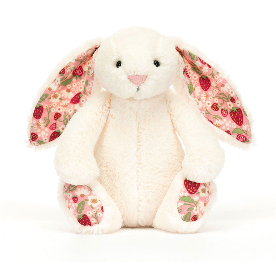 JellyCat Jellycat Blossom Cream Bunny 'Berry' Little