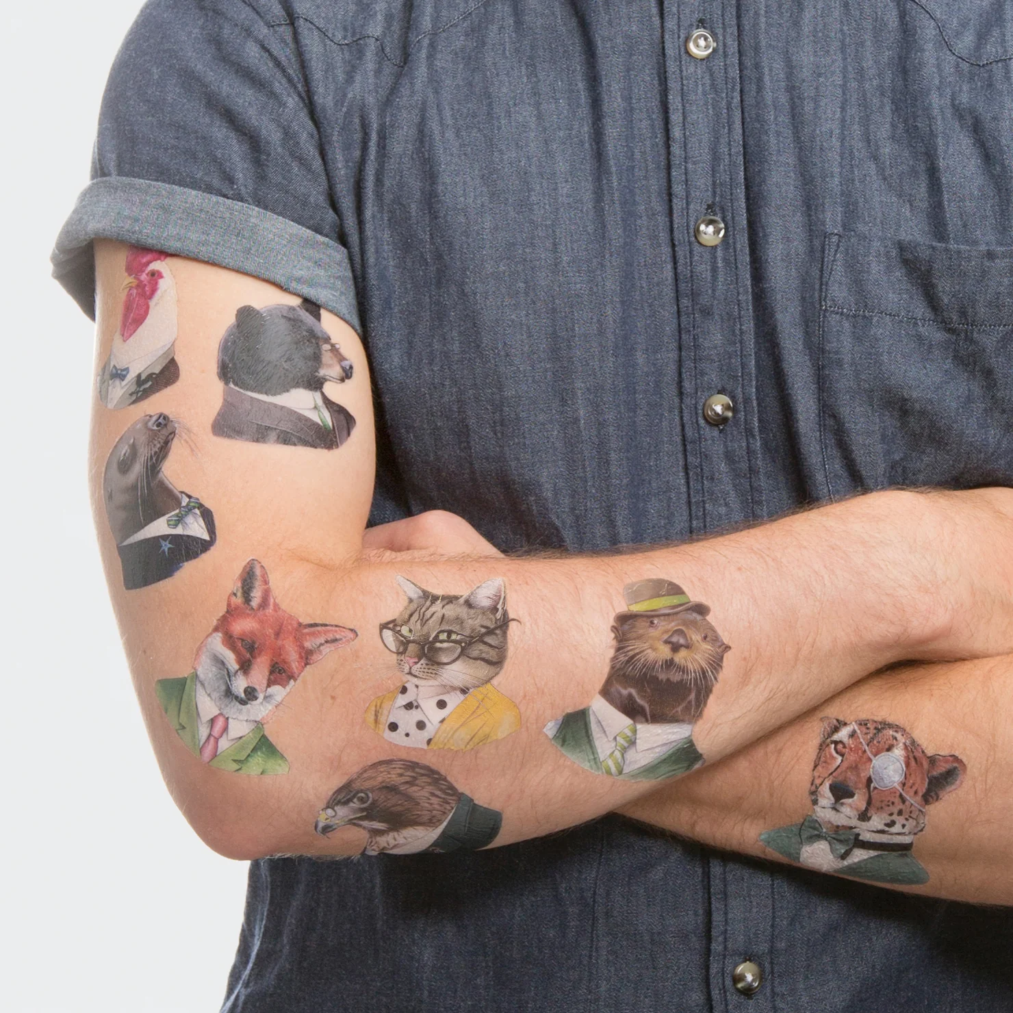 Tattly Tattly Animal Society Tattoo Set