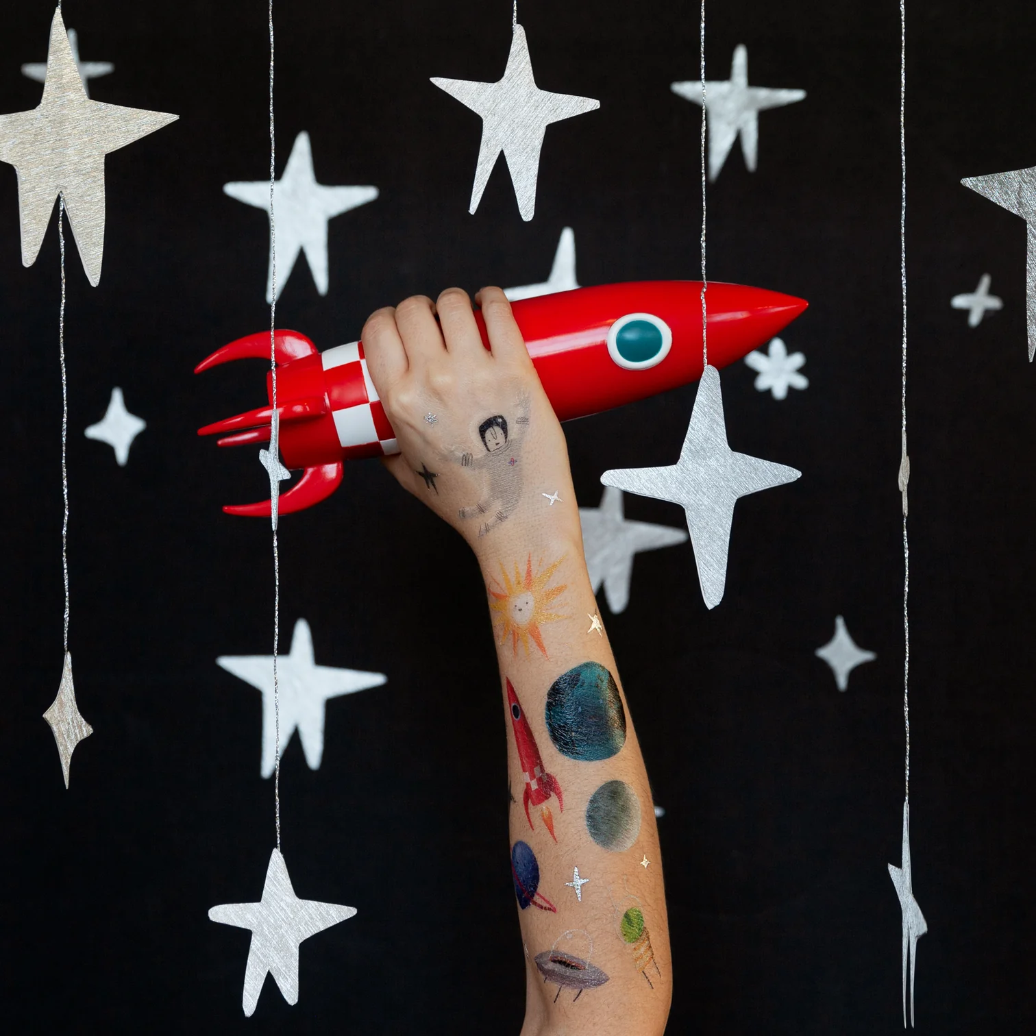 Tattly Tattly Space Explorer Tattoo Set