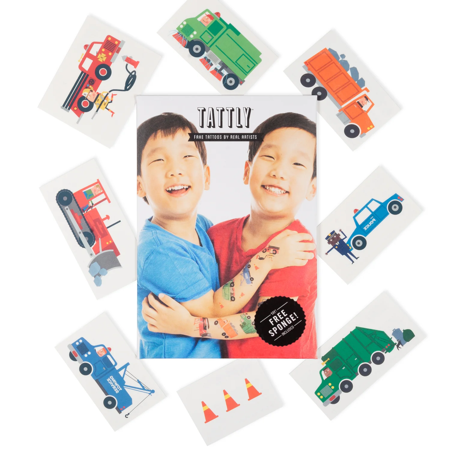 Tattly Tattly Traffic Tattoo Set