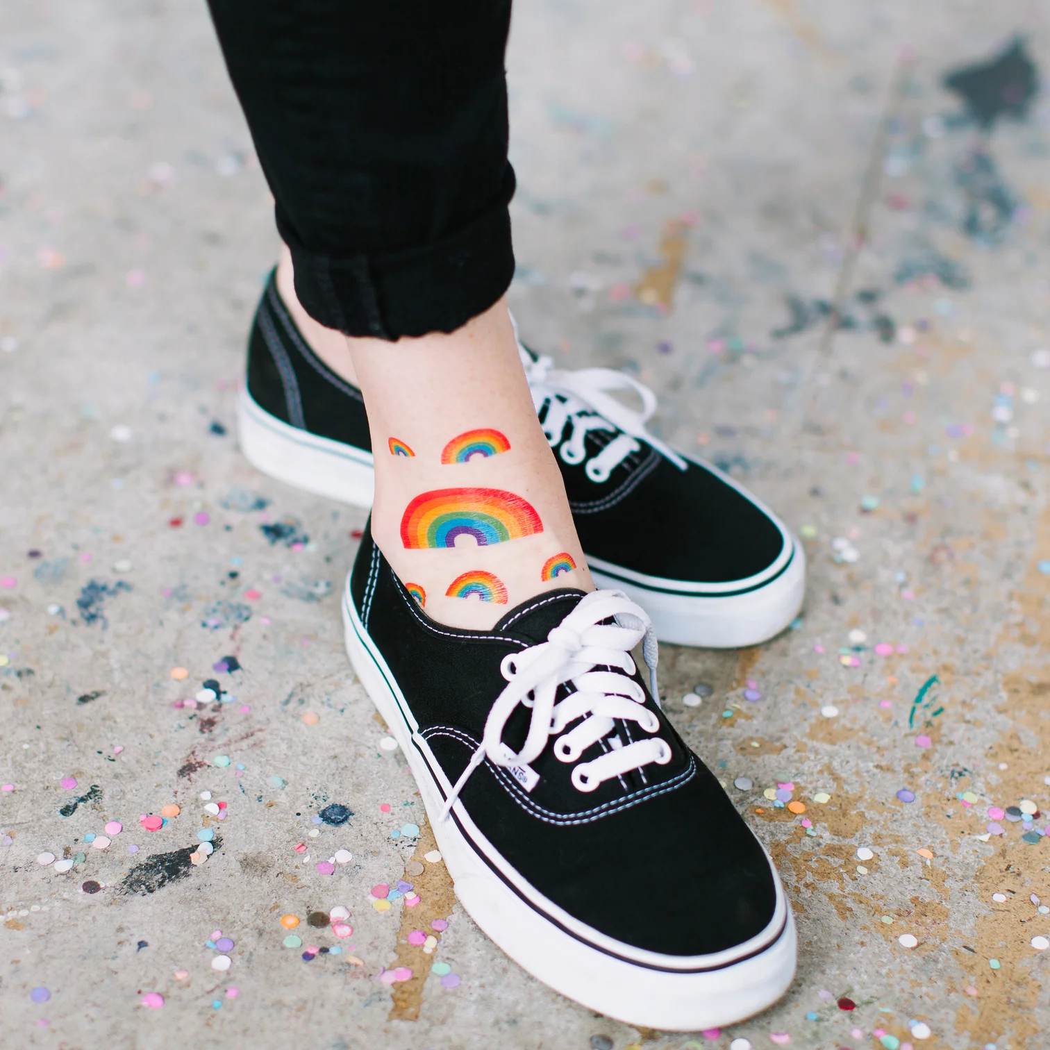 Tattly Tattly Rainbow Tattoo Pair