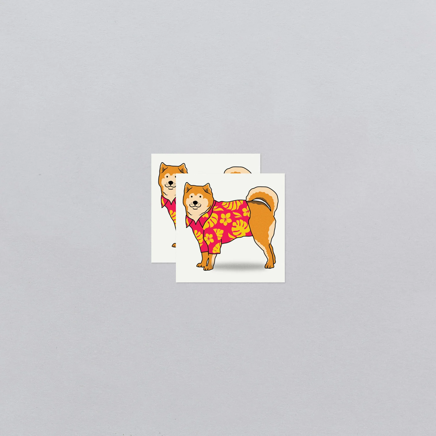 Tattly Tattly Luau Pup Tattoo Pair