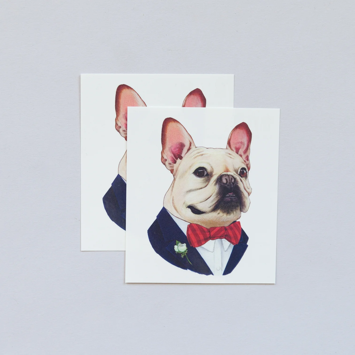 Tattly Tattly French Bulldog Tattoo Pair