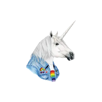 Tattly Tattly Cool Unicorn Tattoo Pair
