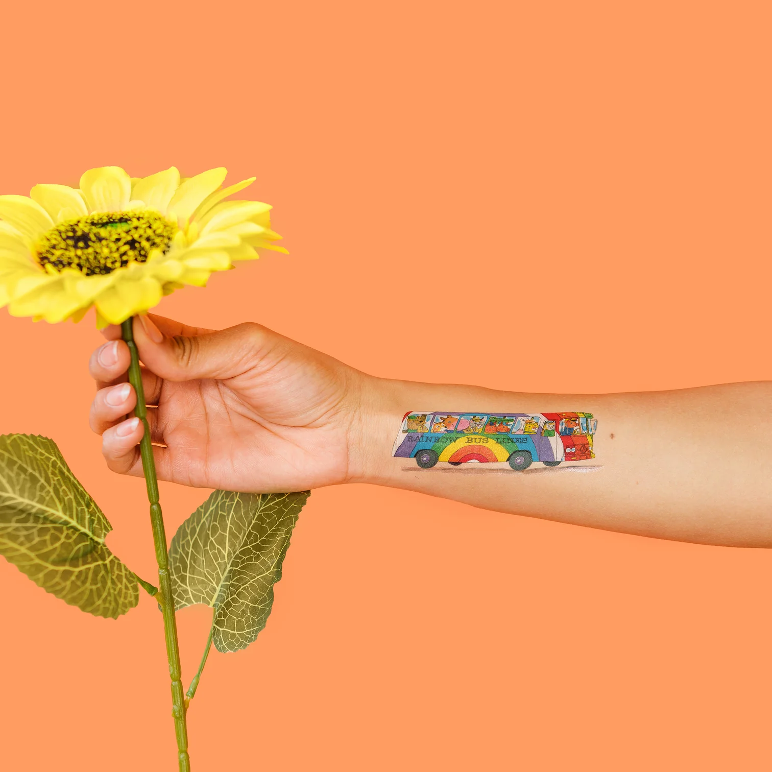 Tattly Tattly Busy World Bus Tattoo Pair