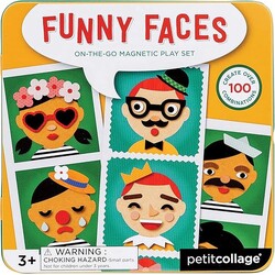 Chronicle Books Funny Faces Magnetic Play Set