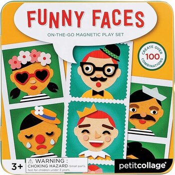 Chronicle Books Funny Faces Magnetic Play Set