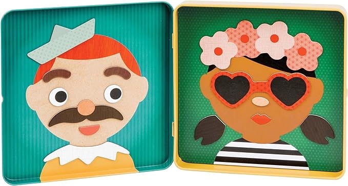 Chronicle Books Funny Faces Magnetic Play Set