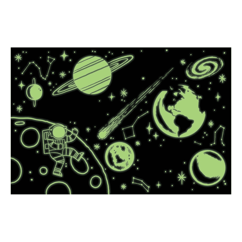 Chronicle Books Outer Space 100 Piece Glow in the Dark Puzzle