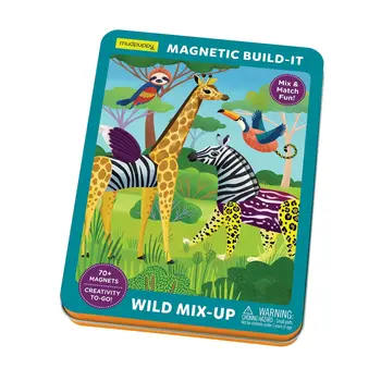 Chronicle Books Wild Mix-Up Magnetic Build-It