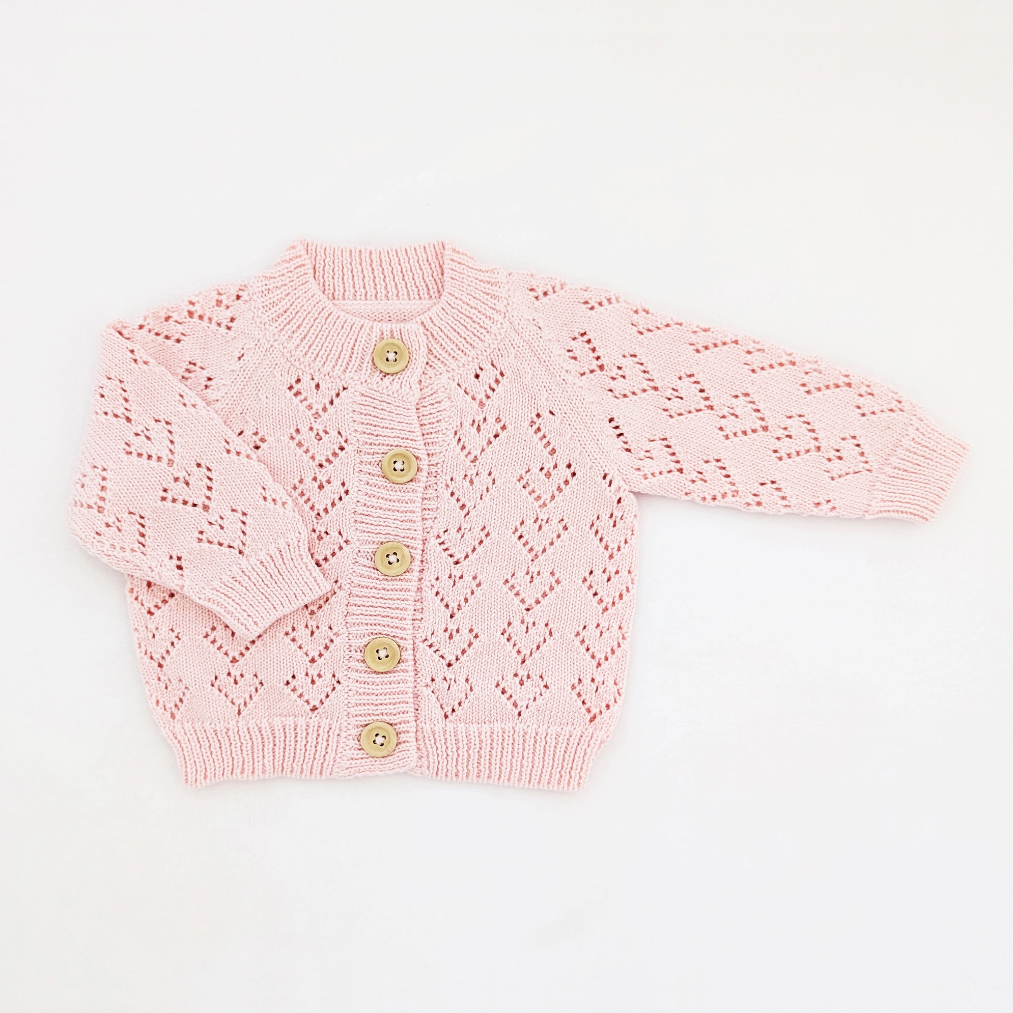 Huggalugs Huggalugs Heart Lace Cardigan