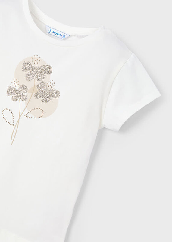 Mayoral Mayoral Flower Butterfly Tee