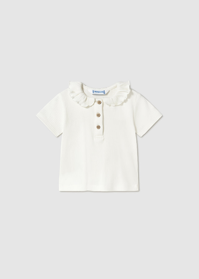 Mayoral Mayoral Ribbed Collared Polo Tee