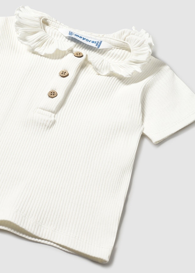 Mayoral Mayoral Ribbed Collared Polo Tee