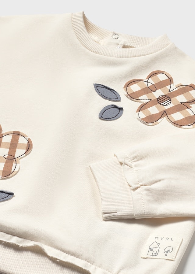 Mayoral Mayoral Flower Patch Sweatshirt