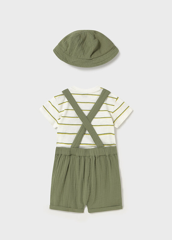 Mayoral Mayoral Dungaree 3-Piece Set