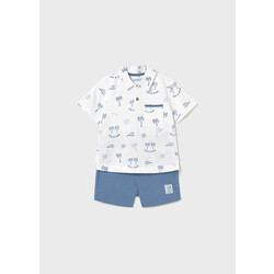 Mayoral Mayoral Palm Tree Polo Set