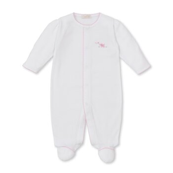 kissy kissy Kissy Kissy Premiere Elephant Empire Footie w/ Hand Embroidery