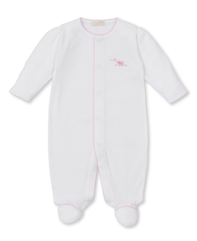 kissy kissy Kissy Kissy Premiere Elephant Empire Footie w/ Hand Embroidery