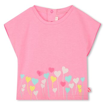 Billieblush Billieblush Short Sleeve Heart Tee