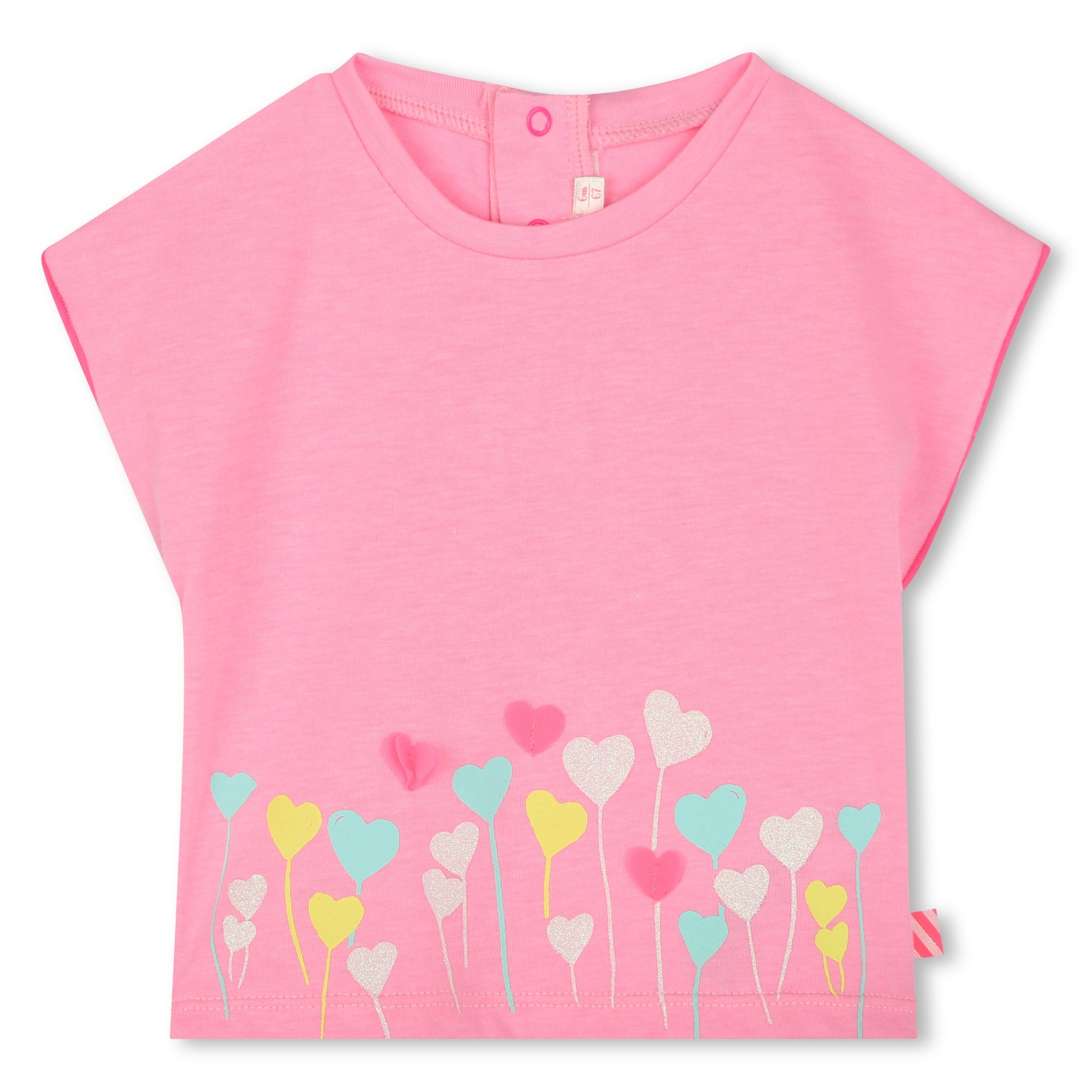 Billieblush Billieblush Short Sleeve Heart Tee