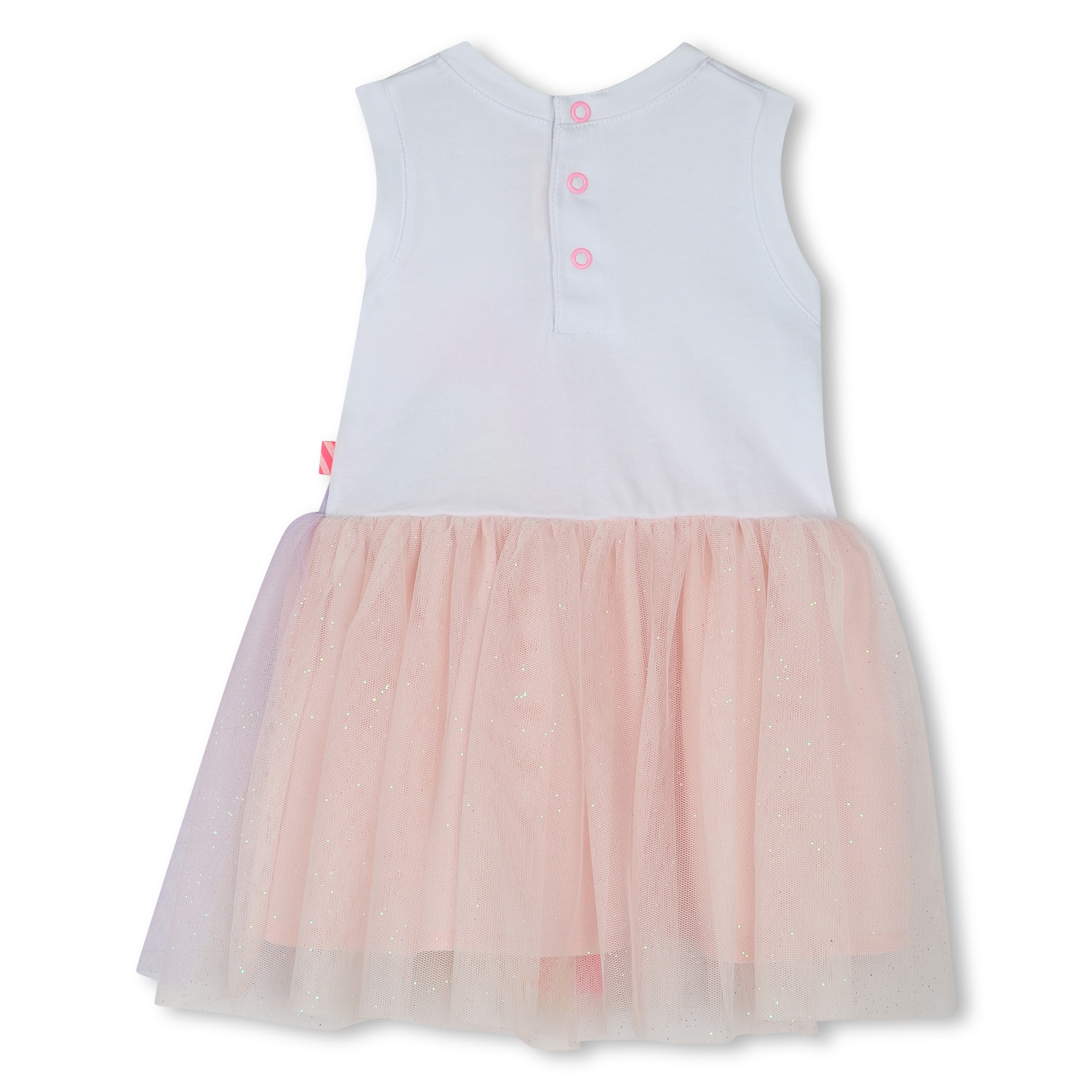 Billieblush Billieblush Ladybug Rainbow Tulle Dress with Bloomer