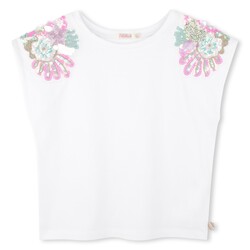 Billieblush Billieblush Sequin Shoulder Tee
