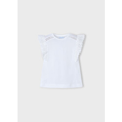 Mayoral Mayoral Ruffle Sleeve Basic Tee