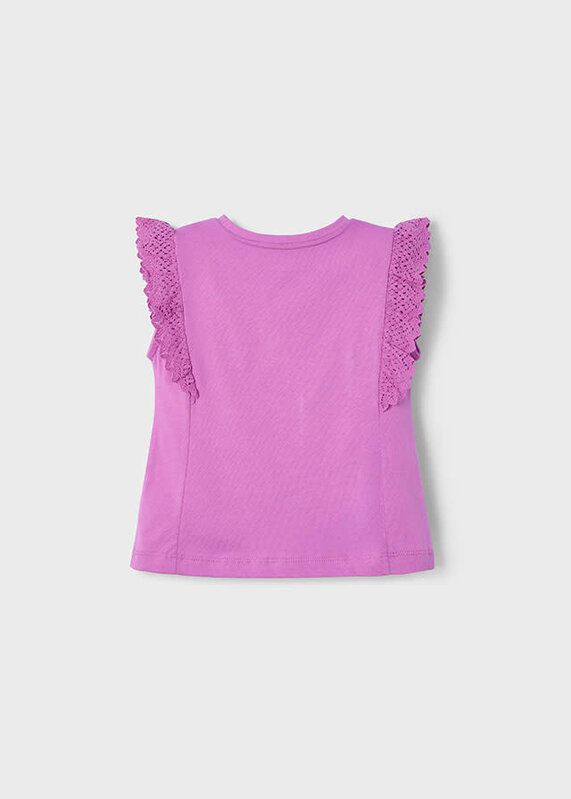 Mayoral Mayoral Ruffle Sleeve Basic Tee