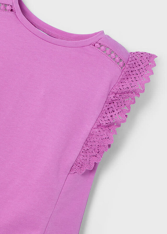 Mayoral Mayoral Ruffle Sleeve Basic Tee