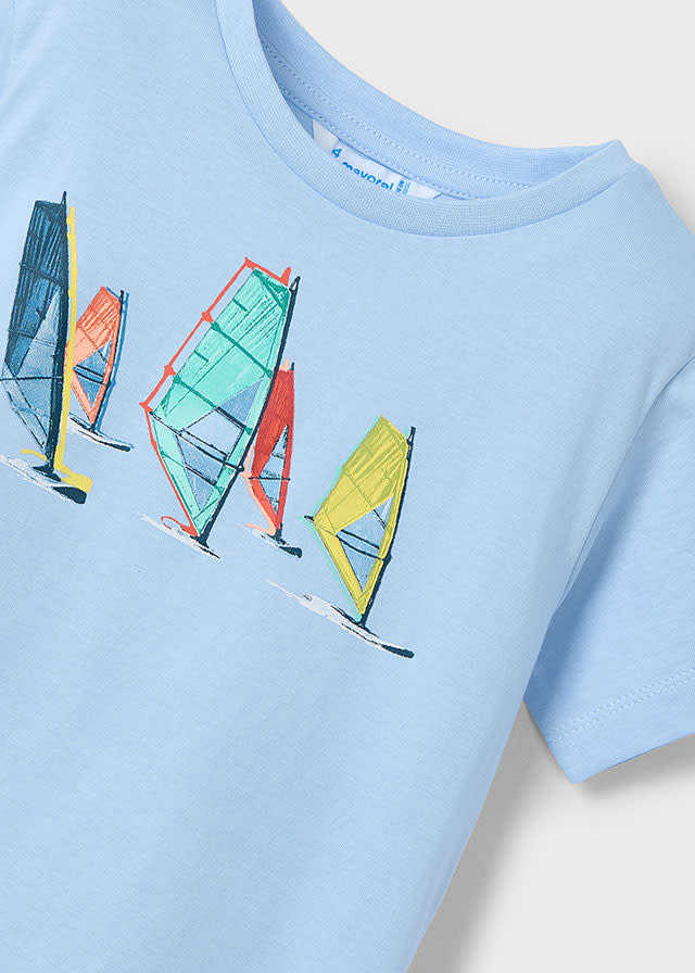 Mayoral Mayoral Sailboat Print Tee