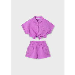 Mayoral Mayoral Button up & Shorts Set