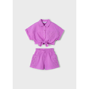 Mayoral Mayoral Button up & Shorts Set